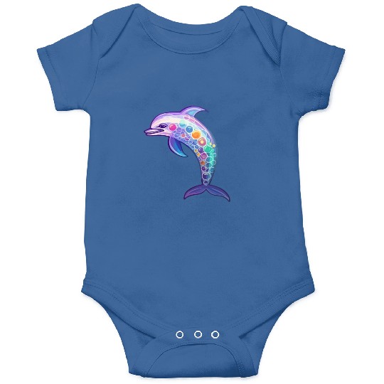 Kawaii Dolphin - Fantastical Ocean Dreams Onesies