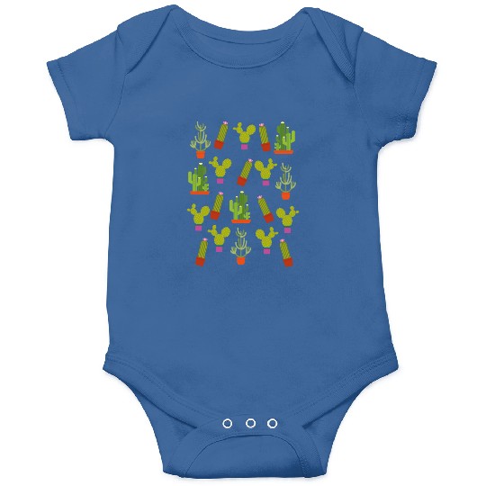 Cactus Succulent Plants Nature Colorful Aztec Onesies