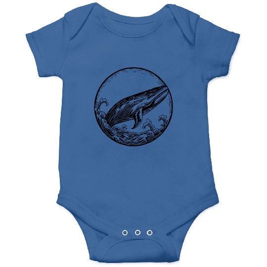 Whale Ocean Marine Onesies