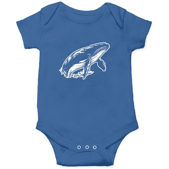 Whale Ocean Marine Onesies