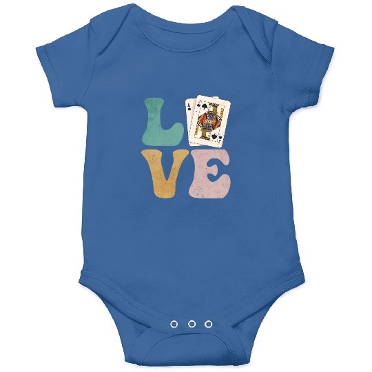 Blackjack Gambling Cards Onesies
