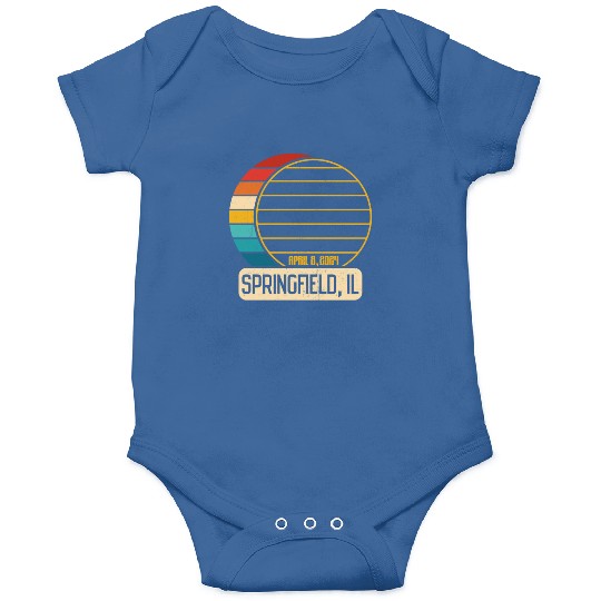 Total Solar Eclipse Illinois Springfield EclipseSp Onesies