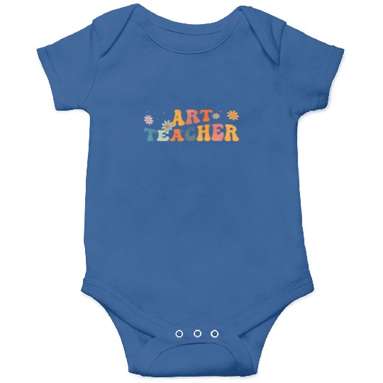 Groovy Art Teacher Artist Artistic Teaching Onesies