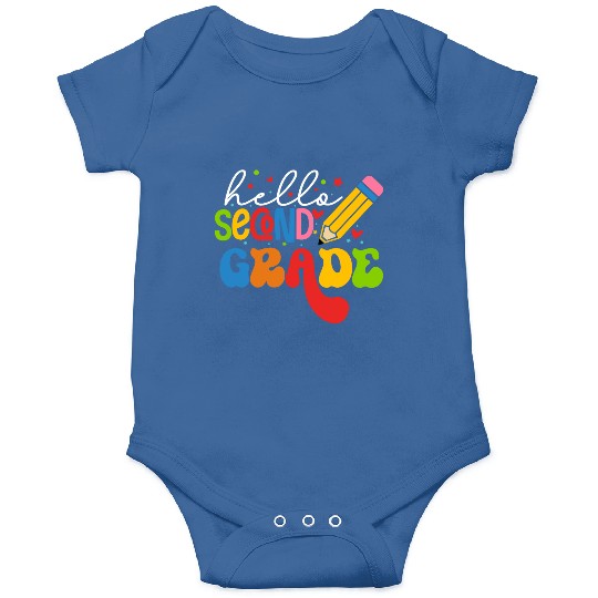 Back To School Clothes - Hello Second Grade Onesies