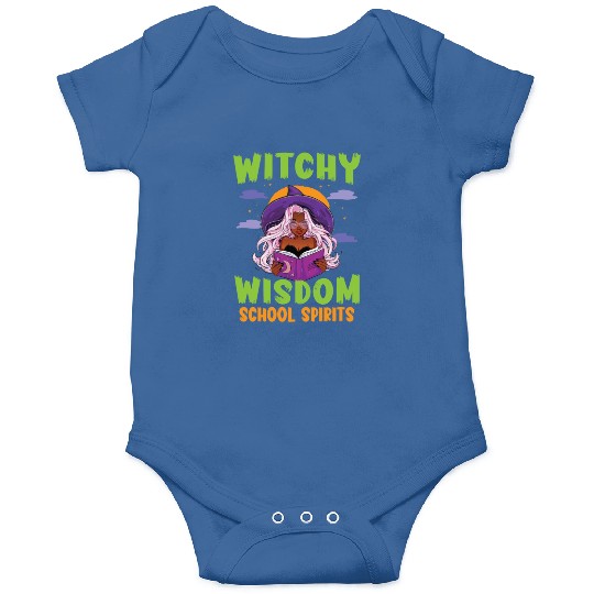 Witchy Wisdom School Spirits Teacher Halloween Onesies