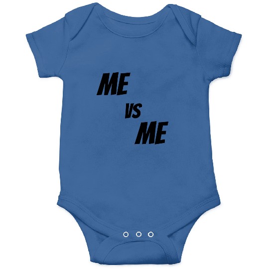 Me vs Me (black) Onesies