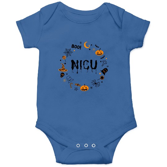 Cute NICU Halloween design | Boo NICU | Preemie Onesies
