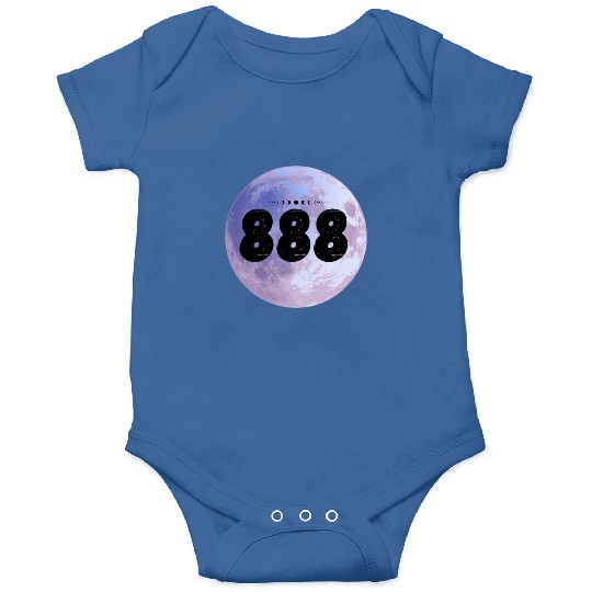 Purple Moon Angel Numbers 888 Onesies