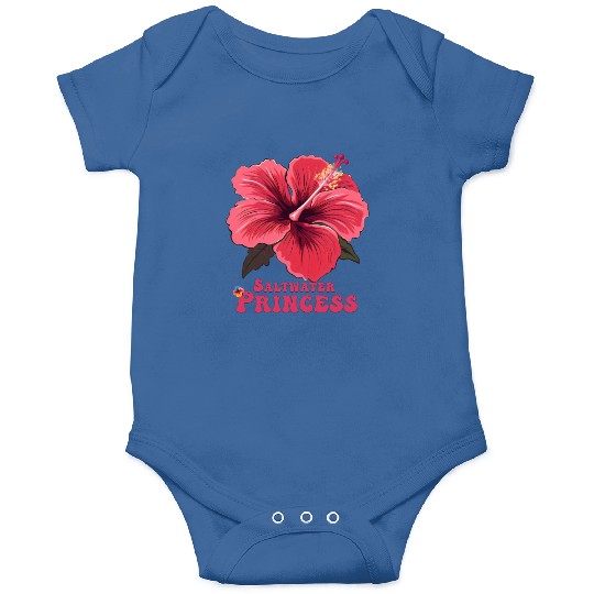 Surfing Girl Hibiscus Onesies