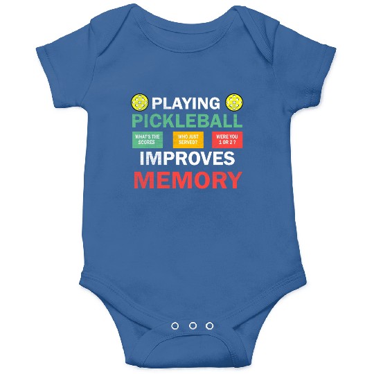 Playing Pickleball improves memory Pickleball Onesies