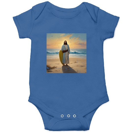 Surfing Jesus Onesies