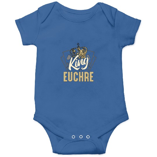 Euchre King Of Euchre Board Game Playing Cards Onesies