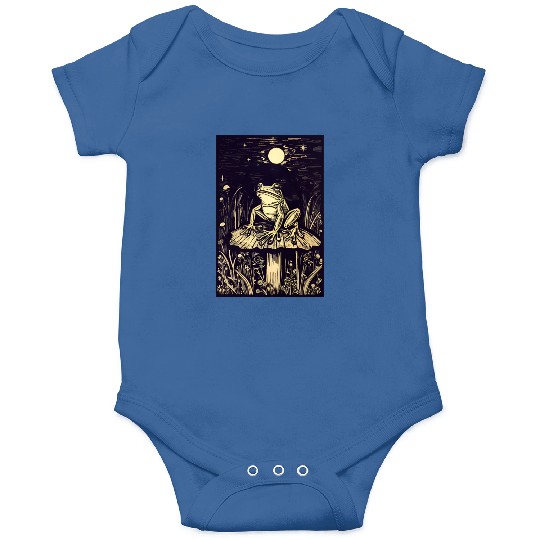 Starry night frog Onesies