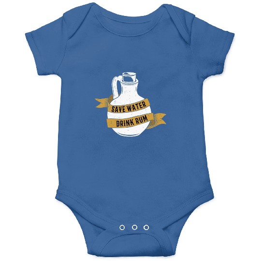 Save Water Drink Rum Onesies