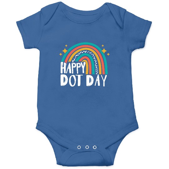 Happy Dot Day Rainbow Polka Dot International Onesies