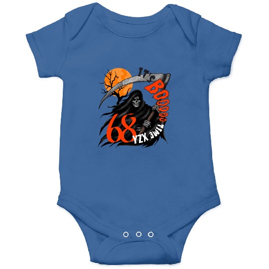 Grim reaper, creepy halloween Onesies