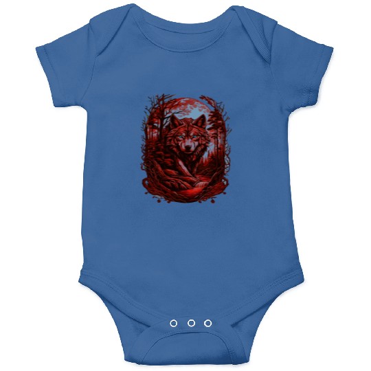 Sunset Grey Wolf Hunter for Men and Women Onesies