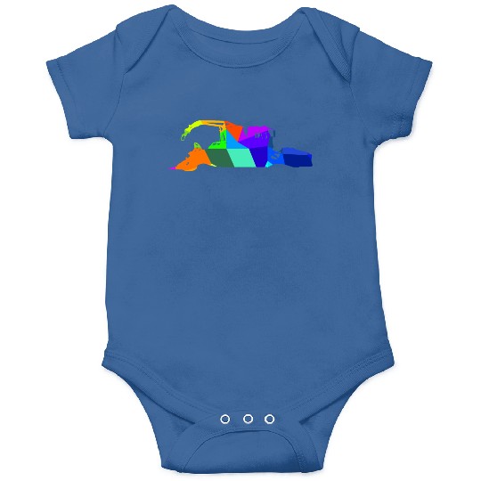 Colorful rainbow snow groomer snow vehicles Onesies