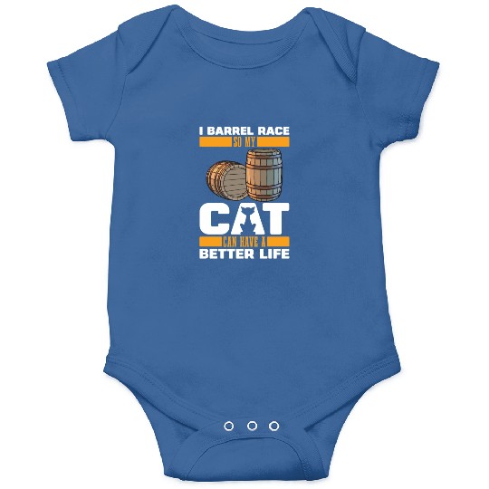 Horse Barrel Racing Cat Onesies