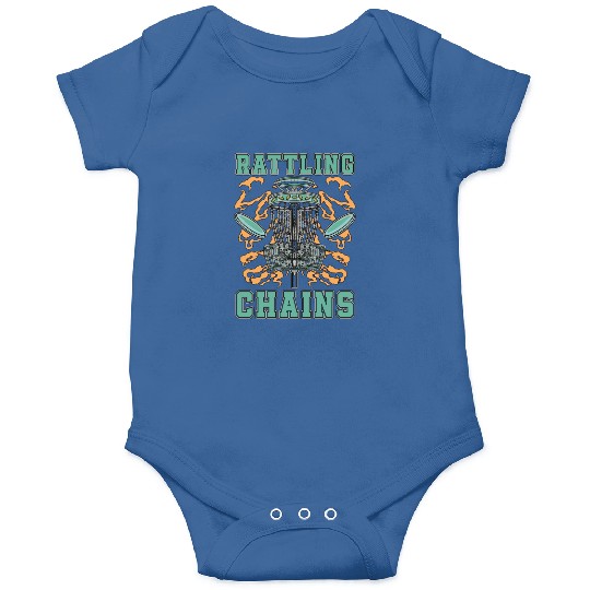Disc Golf Rattling Chains Ultimate Frisbee Golfer Onesies