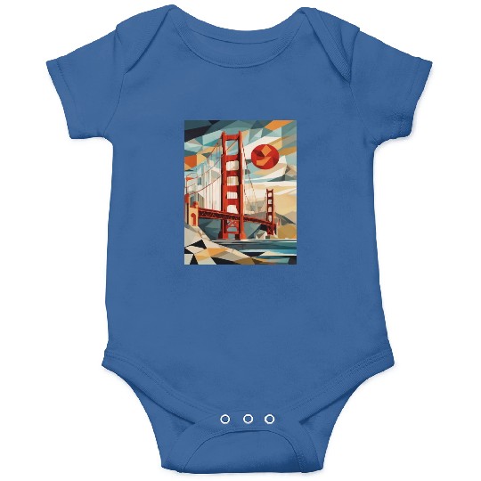 Golden Gate Bridge California Onesies, Golden Gate