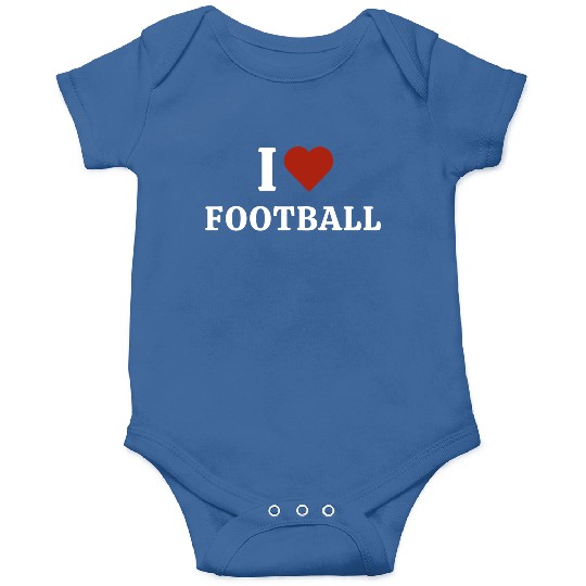 I Love Football Onesies
