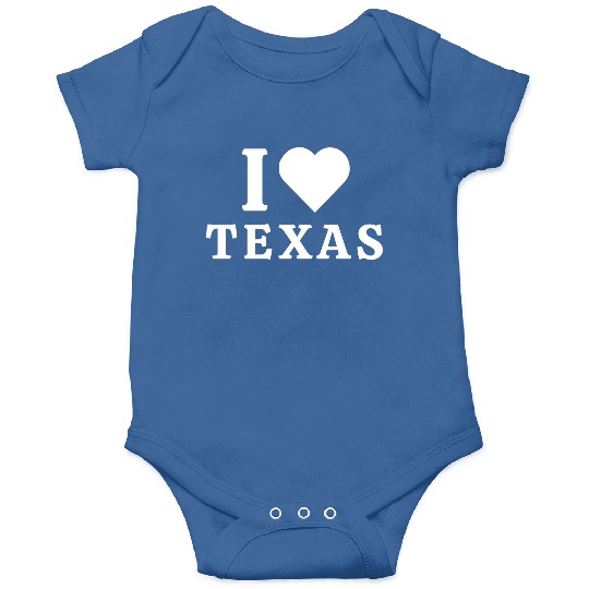 I Love Texas Onesies