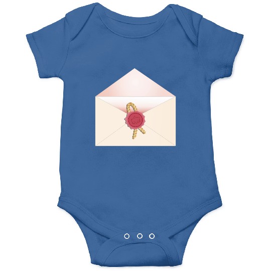 beautiful envelope with an elegant seal Onesies