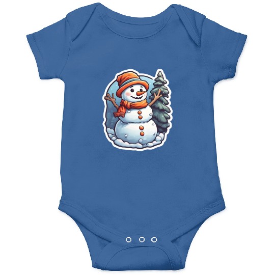 Happy snowman Onesies