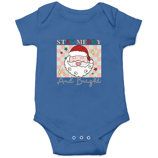 Stay merry and bright, Christmas funny design Onesies