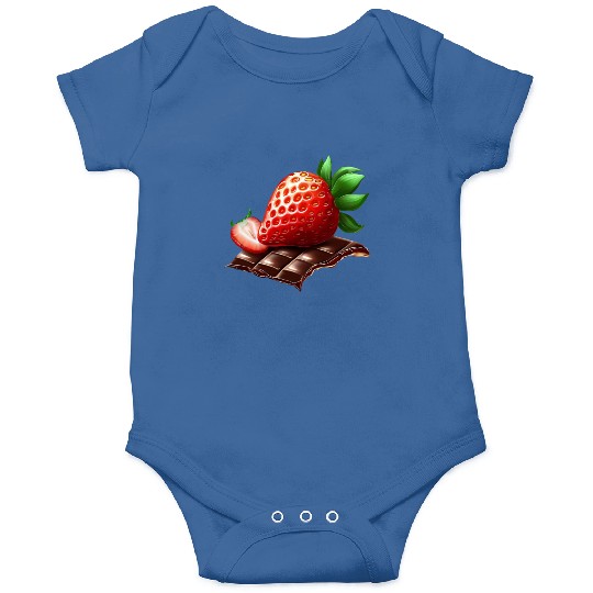 Sweet Temptation: Strawberry Meets Dark Chocolate Onesies