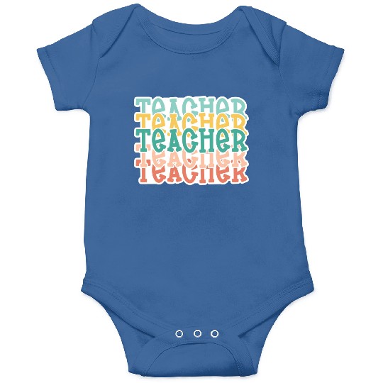 Teacher Stacked Onesies
