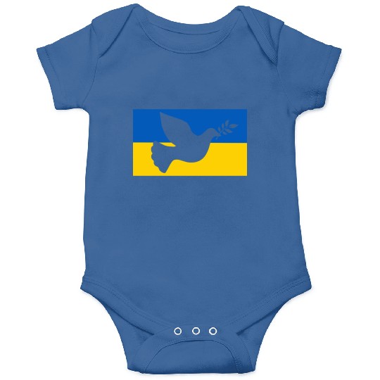 Ukraine Peace Bird Onesies