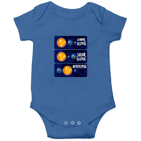 Lunar Eclipse Solar Apocalypse Astrology Science Onesies