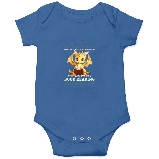"Always Be Yourself" - Book Reading Yellow Dragon Onesies