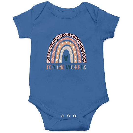 Postal worker rainbow Onesies