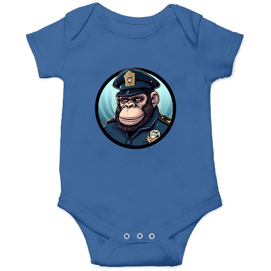 Police gorilla Onesies