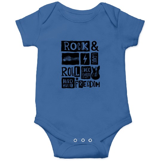 Rock & Roll Music Lover's Delight Onesies