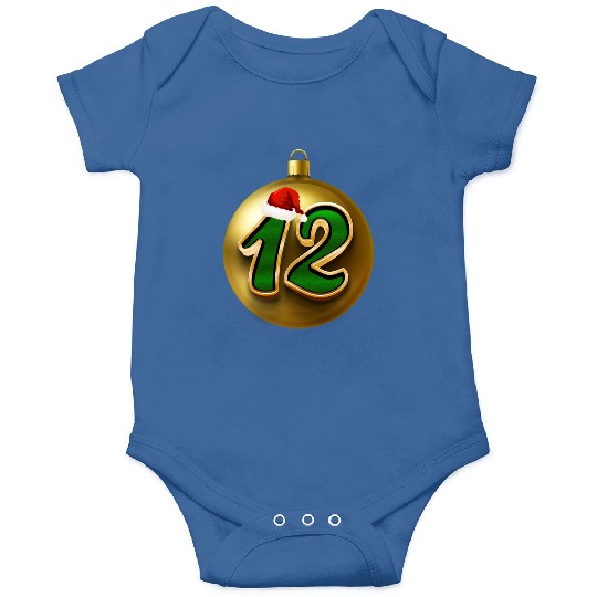 12 Dozen Christmas Balls Decorations - NR Twelve Onesies