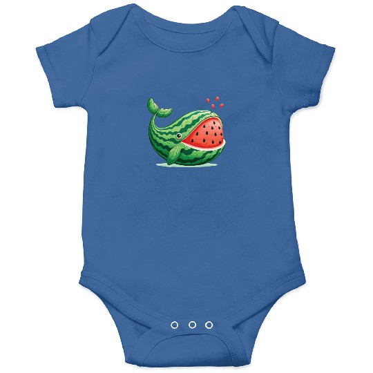 Melon Whale Funny Animal Made Of Vegetables Onesies