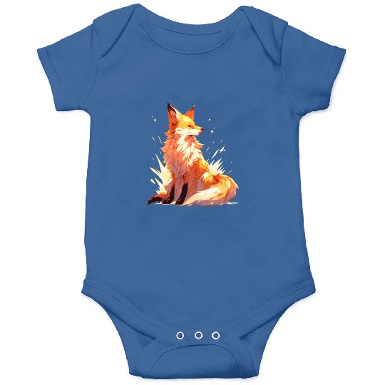 Anime Nature Fox Portrait Onesies