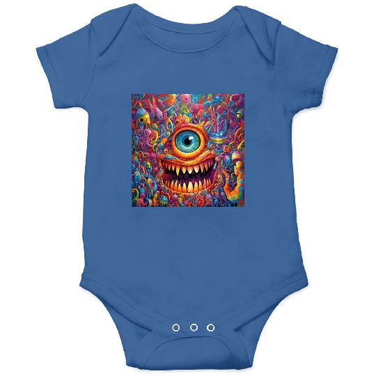 Going On a Little Trip - Cyclops and Teeth Psyched Onesies