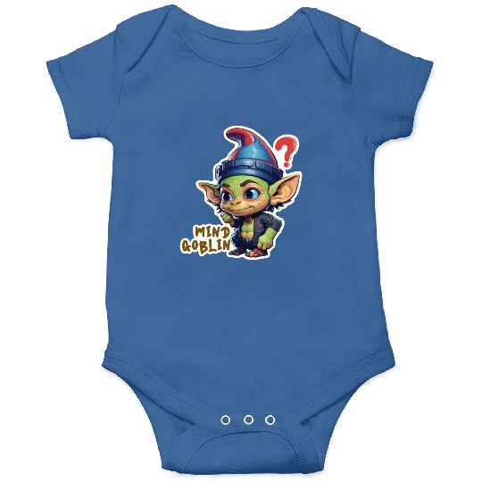Funny Green Goblin Monster - Mind Goblin Deez Nuts Onesies