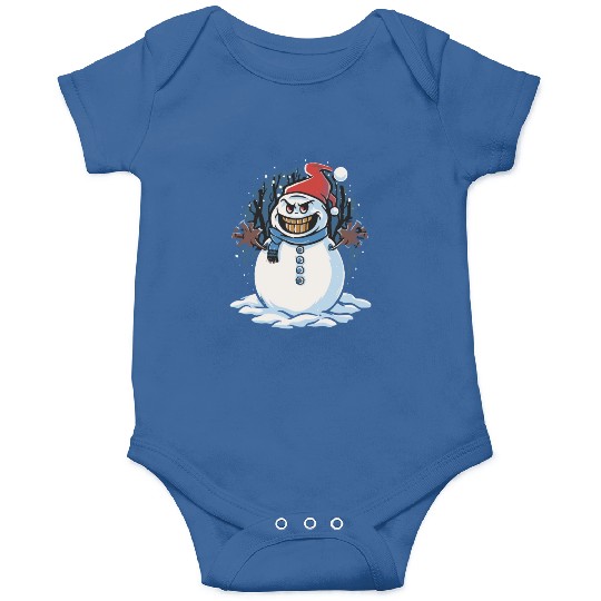 frosty snowman creepy Onesies