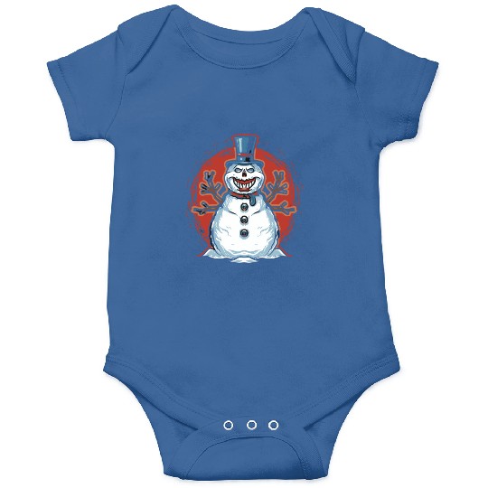 frosty snowman creepy Onesies