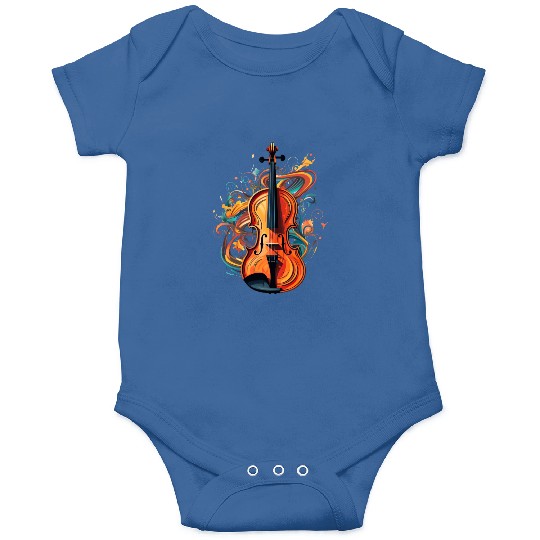 Violinist Violin Music Art Violin Player Onesies