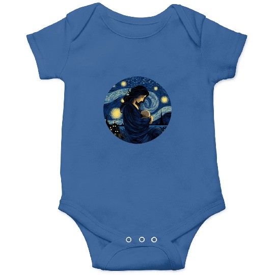 Breastfeeding Starry Night Onesies Motherhood