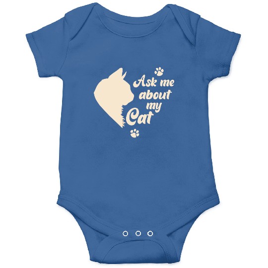 Ask Me About My Cat Lover Mom Gift Onesies