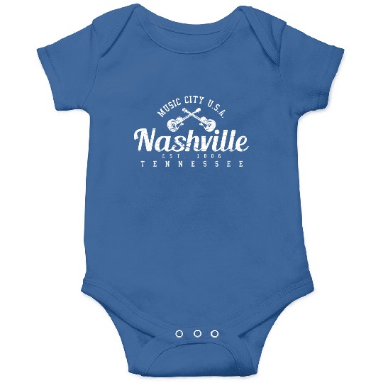 Nashville Tennessee Usa Music City Country Music V Onesies