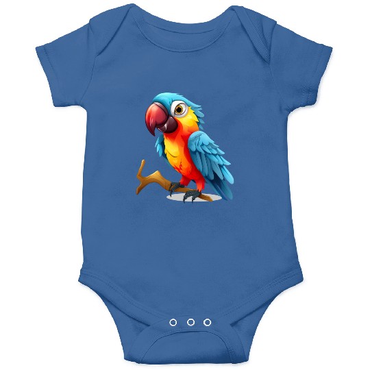 Macaw Parrot for a Bird Lover Animal Lover Onesies